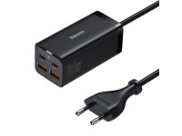 Carregador de parede Baseus GaN3 Pro 100W 2x USB-C 2x USB preto Carregador de parede Baseus GaN3 Pro 100W 2x USB-C 2x USB preto