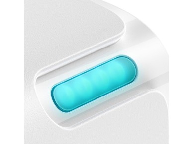 Cargador de pared Baseus GaN5 Pro PD 100W 1x USB-C 1x USB blanco + USB-C - USB-C