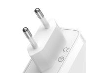 Cargador de pared Baseus GaN5 Pro PD 140W 2x USB-C 1x USB blanco + cable USB-C - USB-C 240W Cargador de pared Baseus GaN5 Pro PD 140W 2x USB-C 1x USB blanco + cable USB-C - USB-C 240W