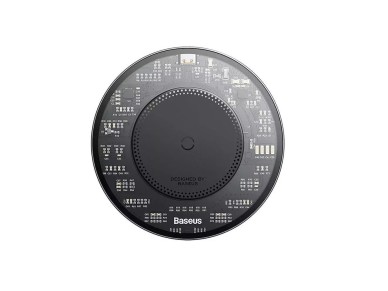 Cargador inalámbrico Baseus Simple 2 15W negro