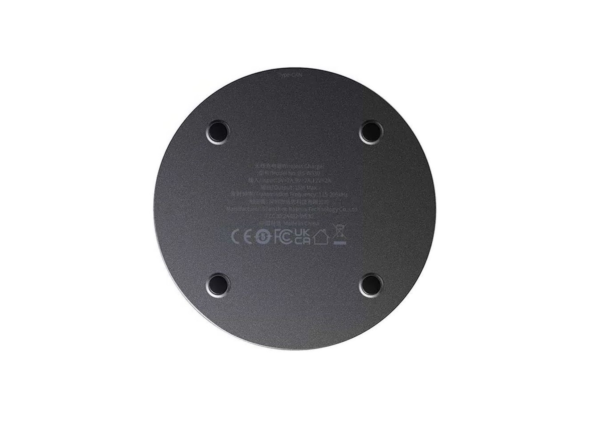 Baseus wireless charger Simple 2 15W black