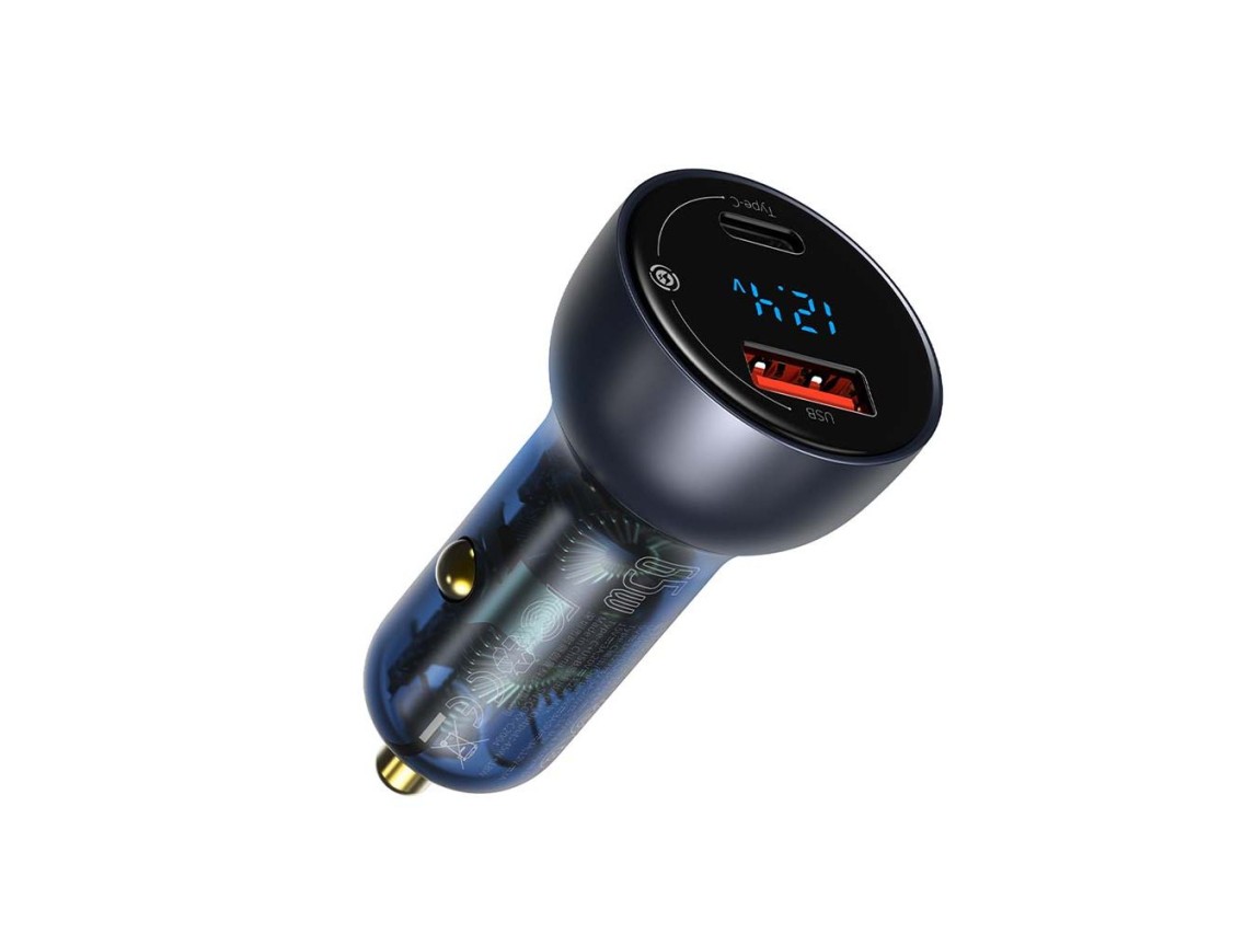 Baseus car charger Particular PD 65W 1x USB 1x USB-C gray