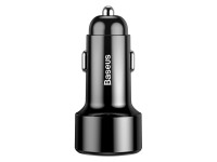Cargador de coche Baseus Magic PPS QC 4.0+ USB + PD negro 45W