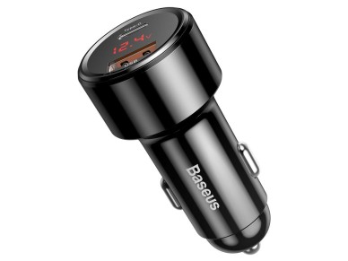 Cargador de coche Baseus Magic PPS QC 4.0+ USB + PD negro 45W