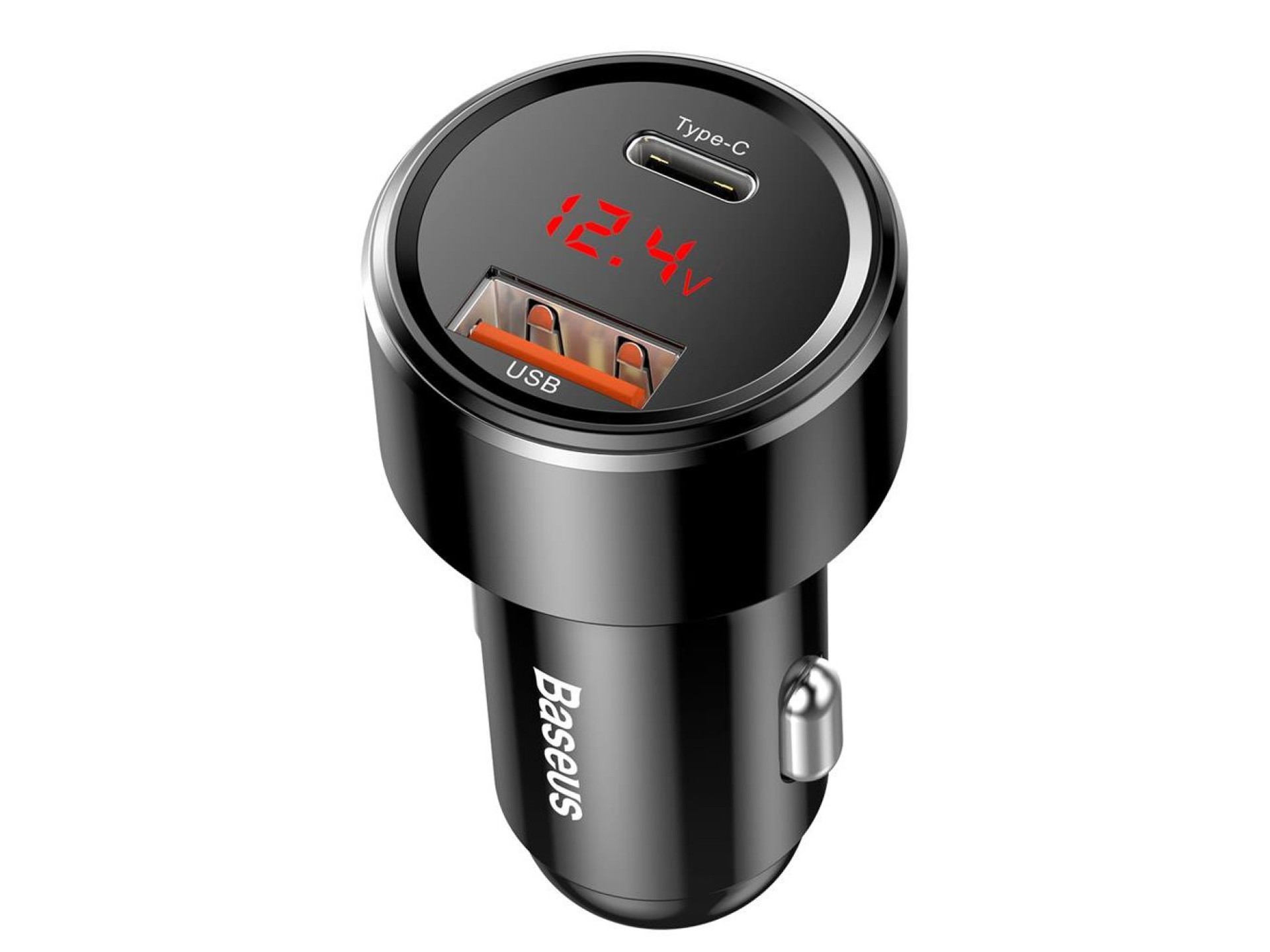 Cargador de coche Baseus Magic PPS QC 4.0+ USB + PD negro 45W