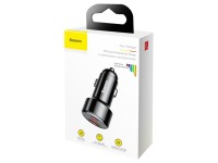 Cargador de coche Baseus Magic PPS QC 4.0+ USB + PD negro 45W Cargador de coche Baseus Magic PPS QC 4.0+ USB + PD negro 45W