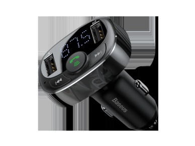 Baseus transmiter FM T Shaped S-09A Bluetooth MP3 black