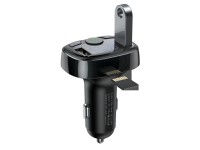 Transmisor FM Baseus en forma de T S-09A Bluetooth MP3 negro