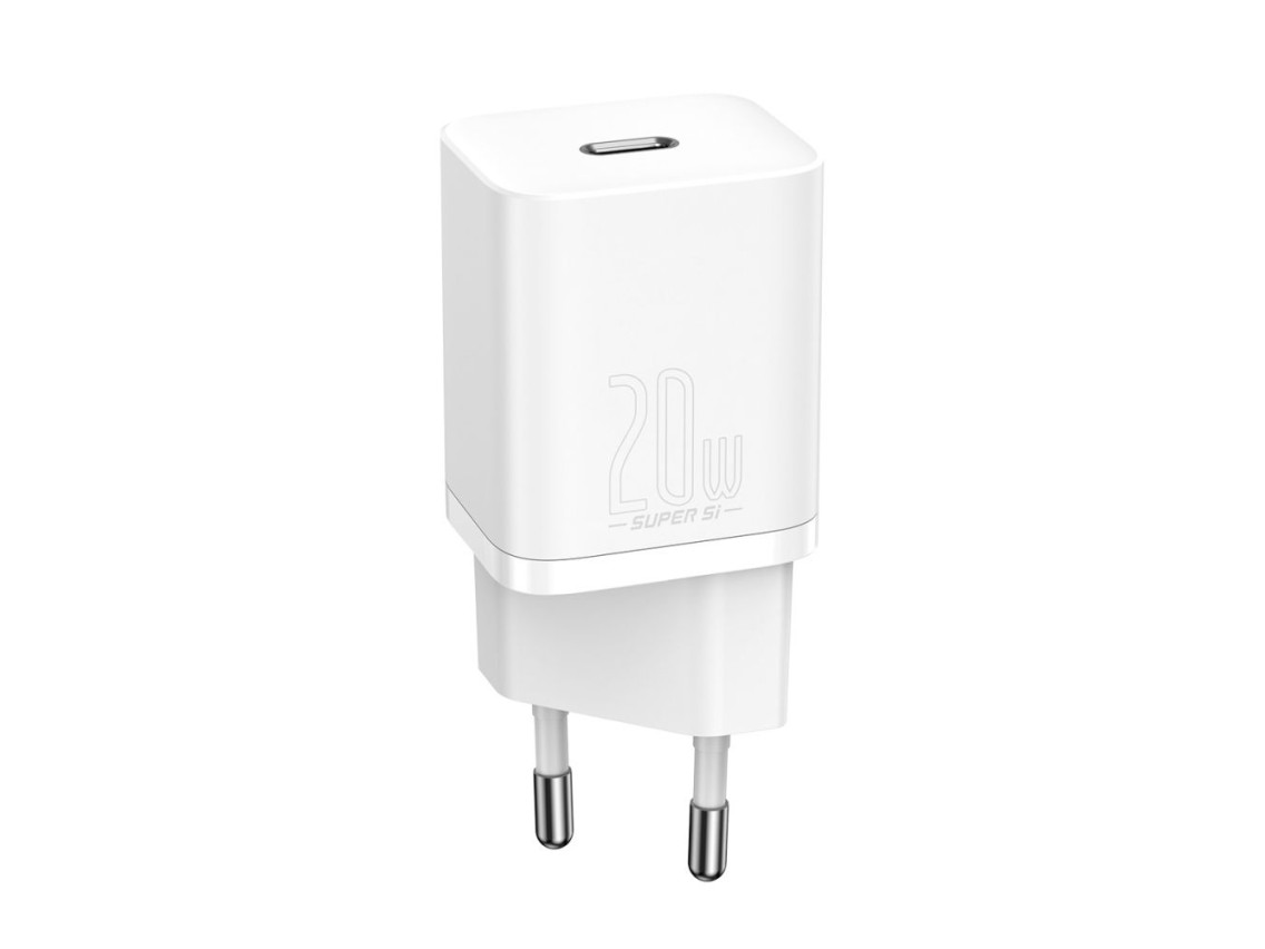 Cargador de pared Baseus Super Si PD 20W 1x USB-C blanco