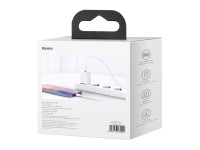 Cargador de pared Baseus Super Si PD 20W 1x USB-C blanco Cargador de pared Baseus Super Si PD 20W 1x USB-C blanco
