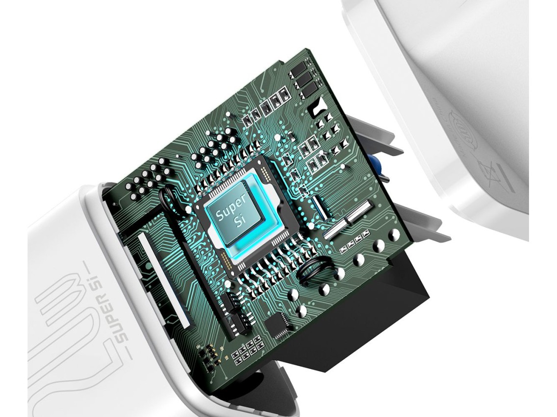 Cargador de pared Baseus Super Si PD 20W 1x USB-C blanco