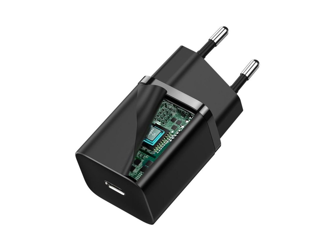 Baseus wall charger Super Si PD 30W 1x USB-C black