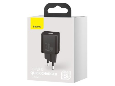 Cargador de pared Baseus Super Si PD 30W 1x USB-C negro