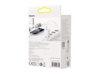 Baseus wall charger Super Si PD 30W 1x USB-C 1x USB white Baseus wall charger Super Si PD 30W 1x USB-C 1x USB white