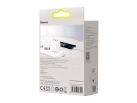 Baseus wall charger Compact PD 30W 1x USB-C 2x USB white