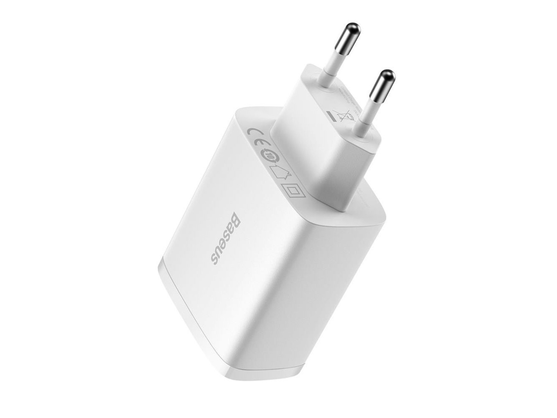 Baseus wall charger Compact 3 x USB white 17w