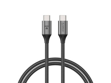 Orico 100W USB-C to USB-C charging cable (black) Orico 100W USB-C to USB-C charging cable (black)