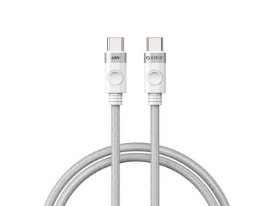 Orico 60W USB-C to USB-C charging cable (white) Orico 60W USB-C to USB-C charging cable (white)