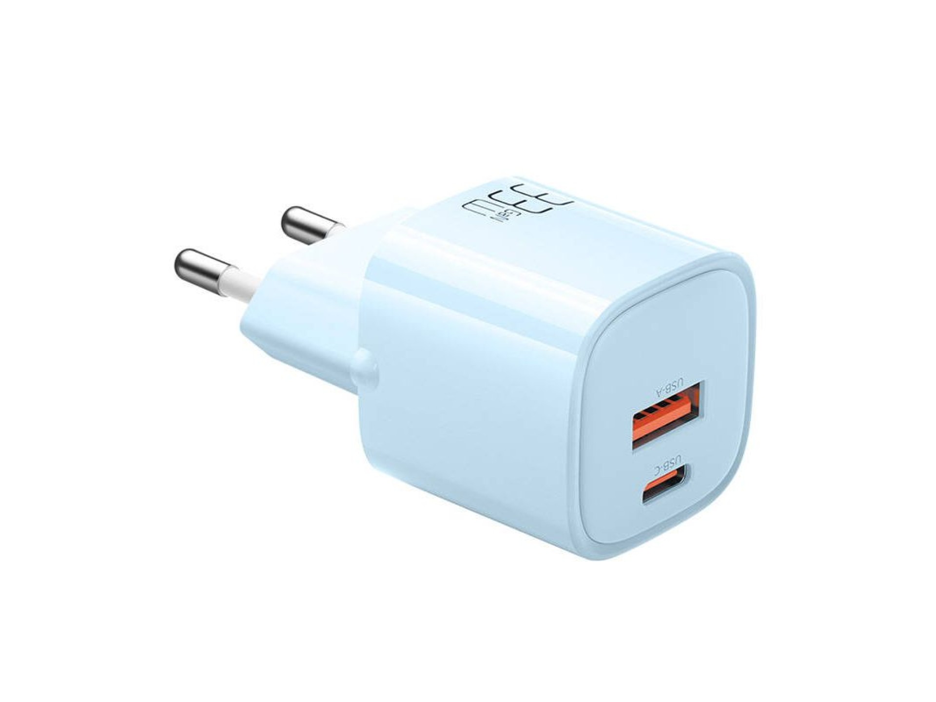 Cargador GaN 33W Mcdodo CH-0154 USB-C, USB-A (azul)