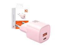 Charger GaN 33W Mcdodo CH-0155 USB-C, USB-A (pink) Charger GaN 33W Mcdodo CH-0155 USB-C, USB-A (pink)