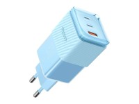Carregador de rede GaN 67W Mcdodo CH-1503 2x USB-C, USB-A (azul) Carregador de rede GaN 67W Mcdodo CH-1503 2x USB-C, USB-A (azul)
