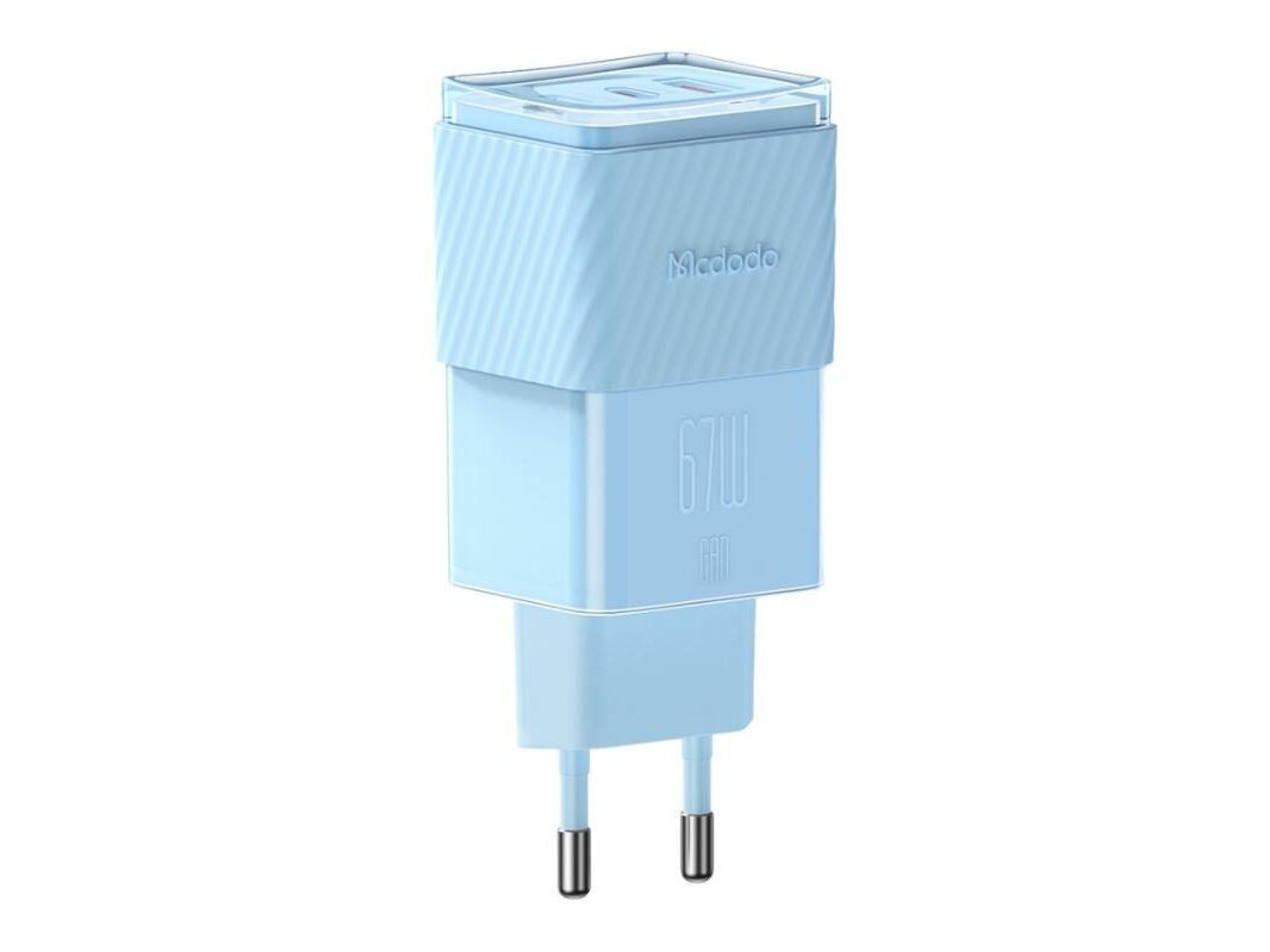 Carregador de rede GaN 67W Mcdodo CH-1503 2x USB-C, USB-A (azul)