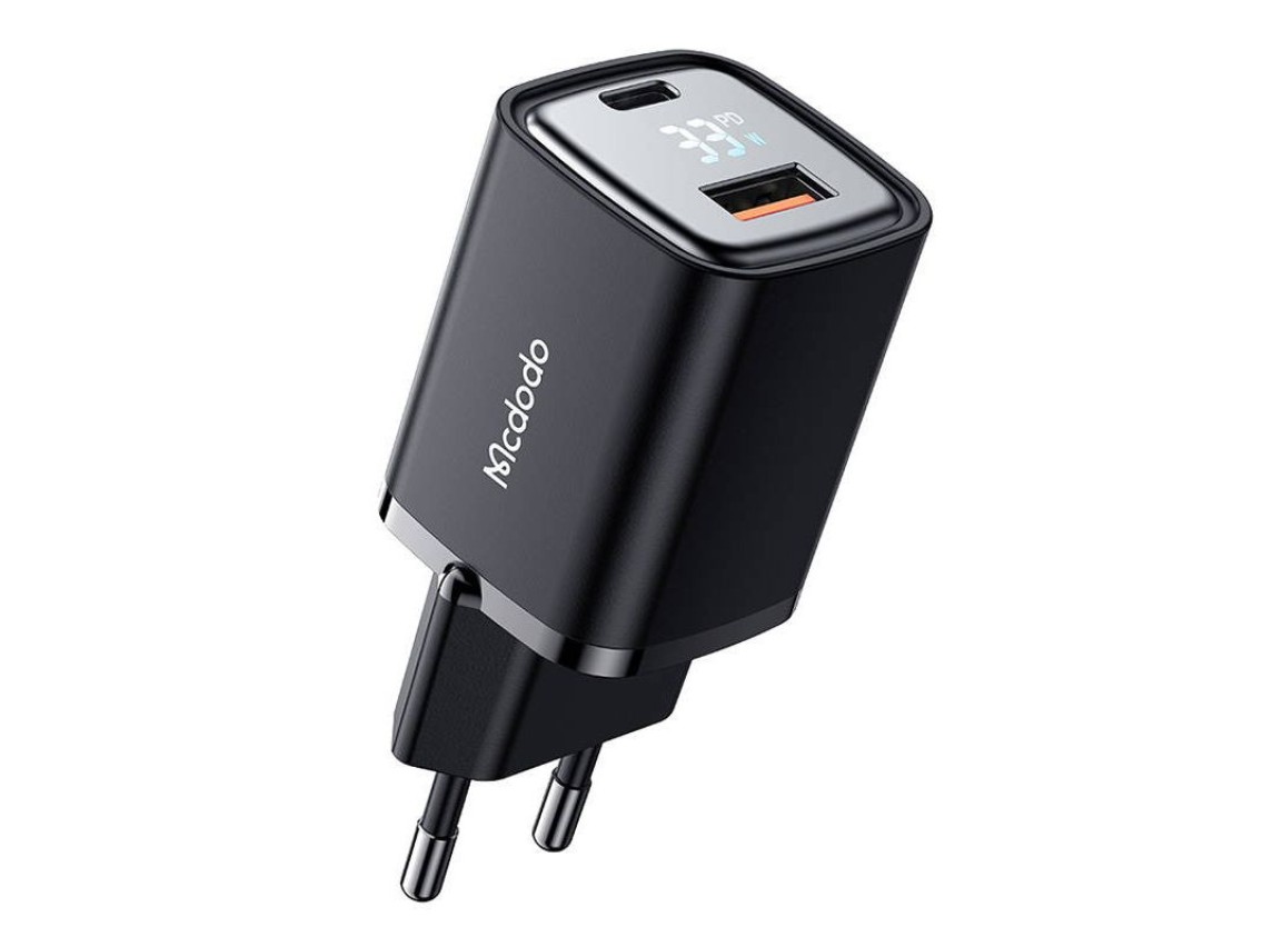 Cargador McDodo CH-1701 33W con pantalla (negro)