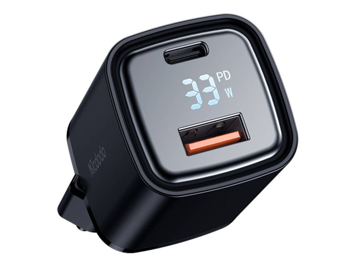 Cargador McDodo CH-1701 33W con pantalla (negro)