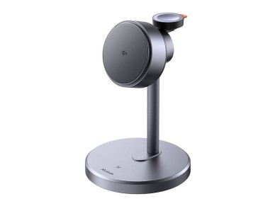 Carregador sem fio Qi2 15W Mcdodo CH-2462 3 em 1 + carregador de rede el�trica de 33W