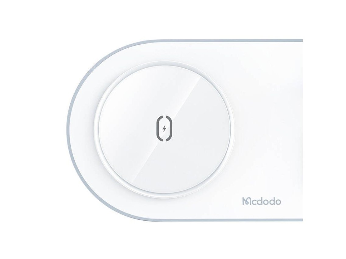 Carregador sem fio Mcdodo CH-7060 3 em 1 15 W (celular/TWS/Apple Watch) (branco)