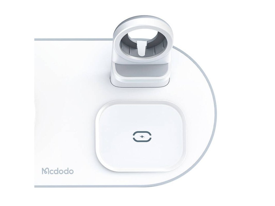 Carregador sem fio Mcdodo CH-7060 3 em 1 15 W (celular/TWS/Apple Watch) (branco)