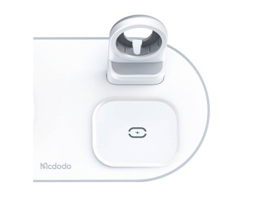 Wireless Charger Mcdodo CH-7060 3 in 1 15W (mobile/TWS/Apple watch) (white) Wireless Charger Mcdodo CH-7060 3 in 1 15W (mobile/TWS/Apple watch) (white)