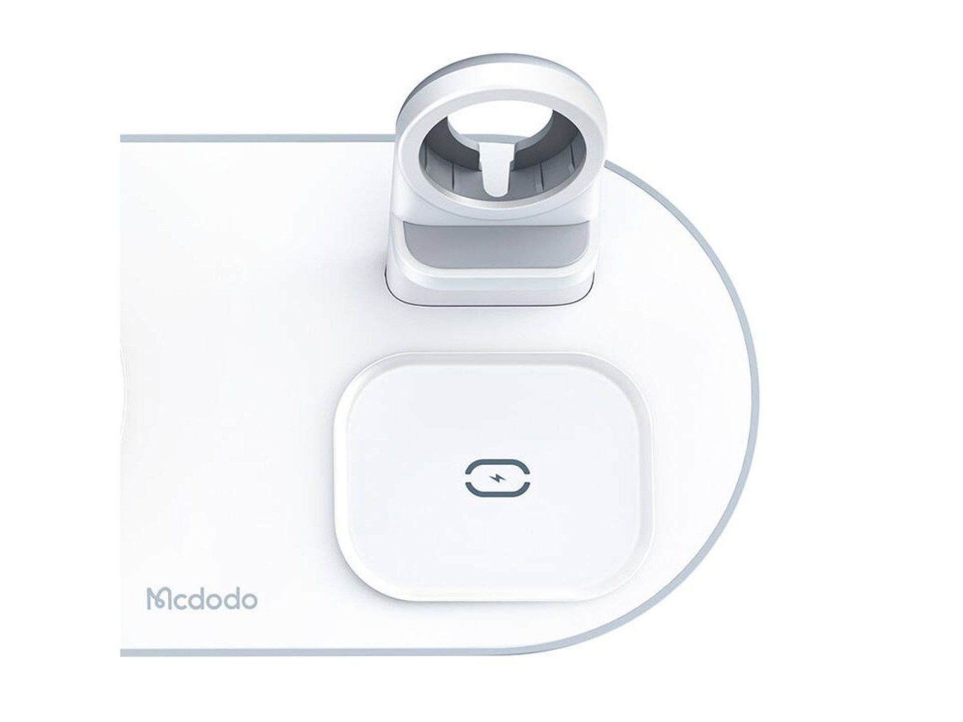 Carregador sem fio Mcdodo CH-7060 3 em 1 15 W (celular/TWS/Apple Watch) (branco)