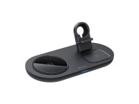 Wireless Charger Mcdodo CH-7061 3 in 1 15W (mobile/TWS/Apple watch) (black)
