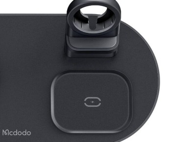 Wireless Charger Mcdodo CH-7061 3 in 1 15W (mobile/TWS/Apple watch) (black) Wireless Charger Mcdodo CH-7061 3 in 1 15W (mobile/TWS/Apple watch) (black)