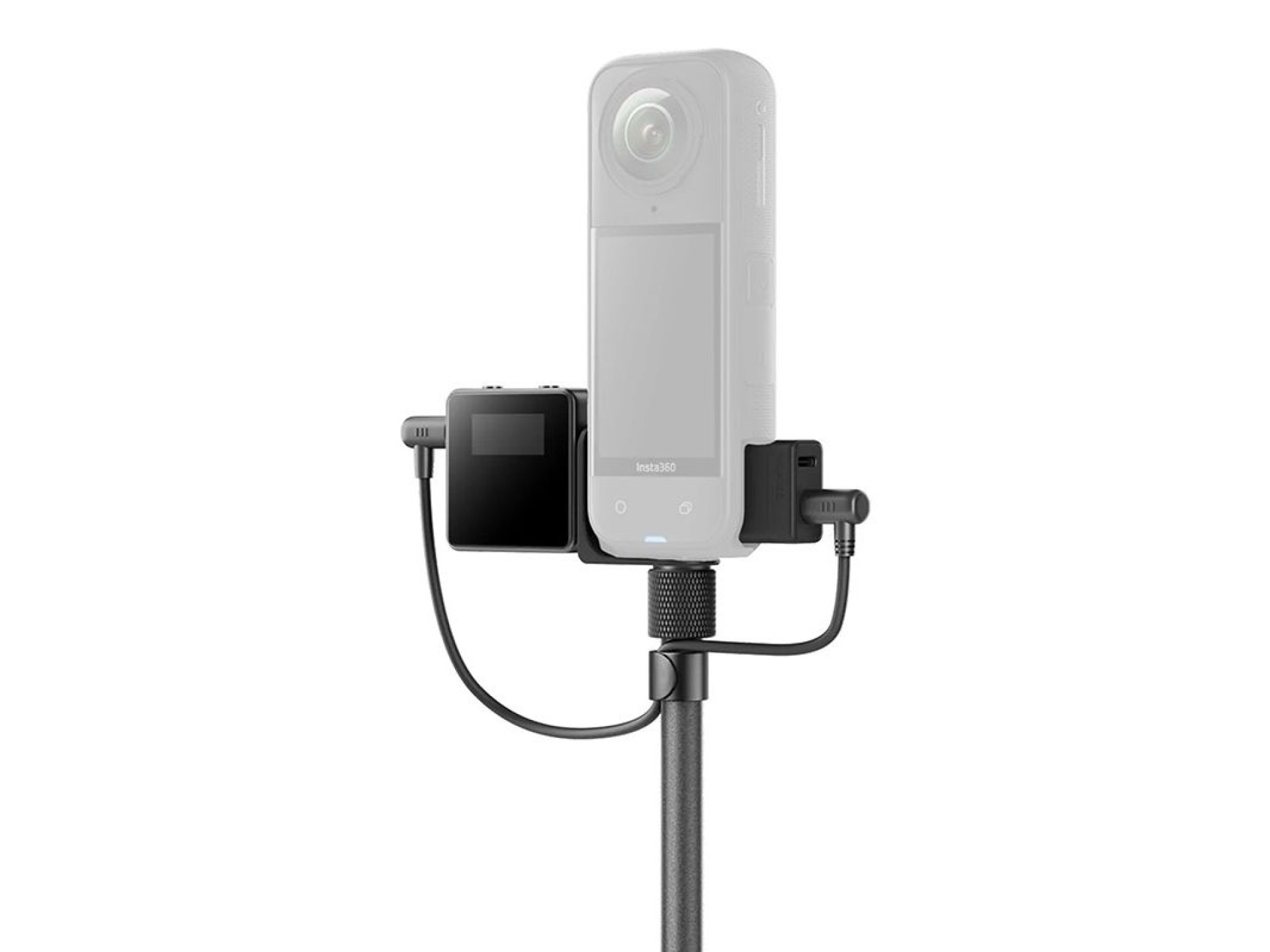 Suporte para microfone Insta360 X5 com encaixe para sapata fria (microfone RODE)
