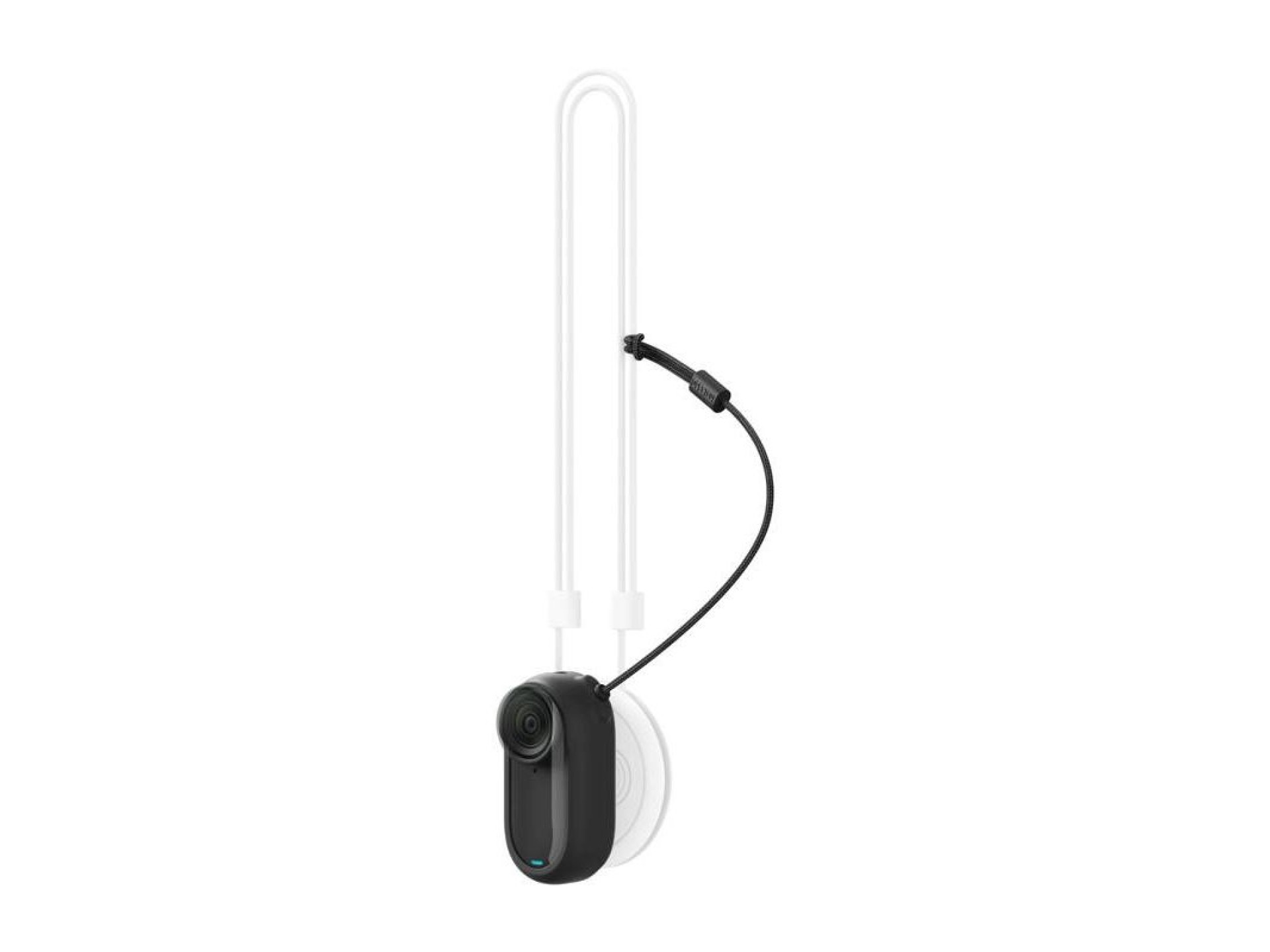 Case with security cable for Insta360 GO 3/GO 3S CINSBATK magnetic pendant (white)