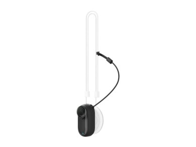 Case with security cable for Insta360 GO 3/GO 3S CINSBATK magnetic pendant (white)