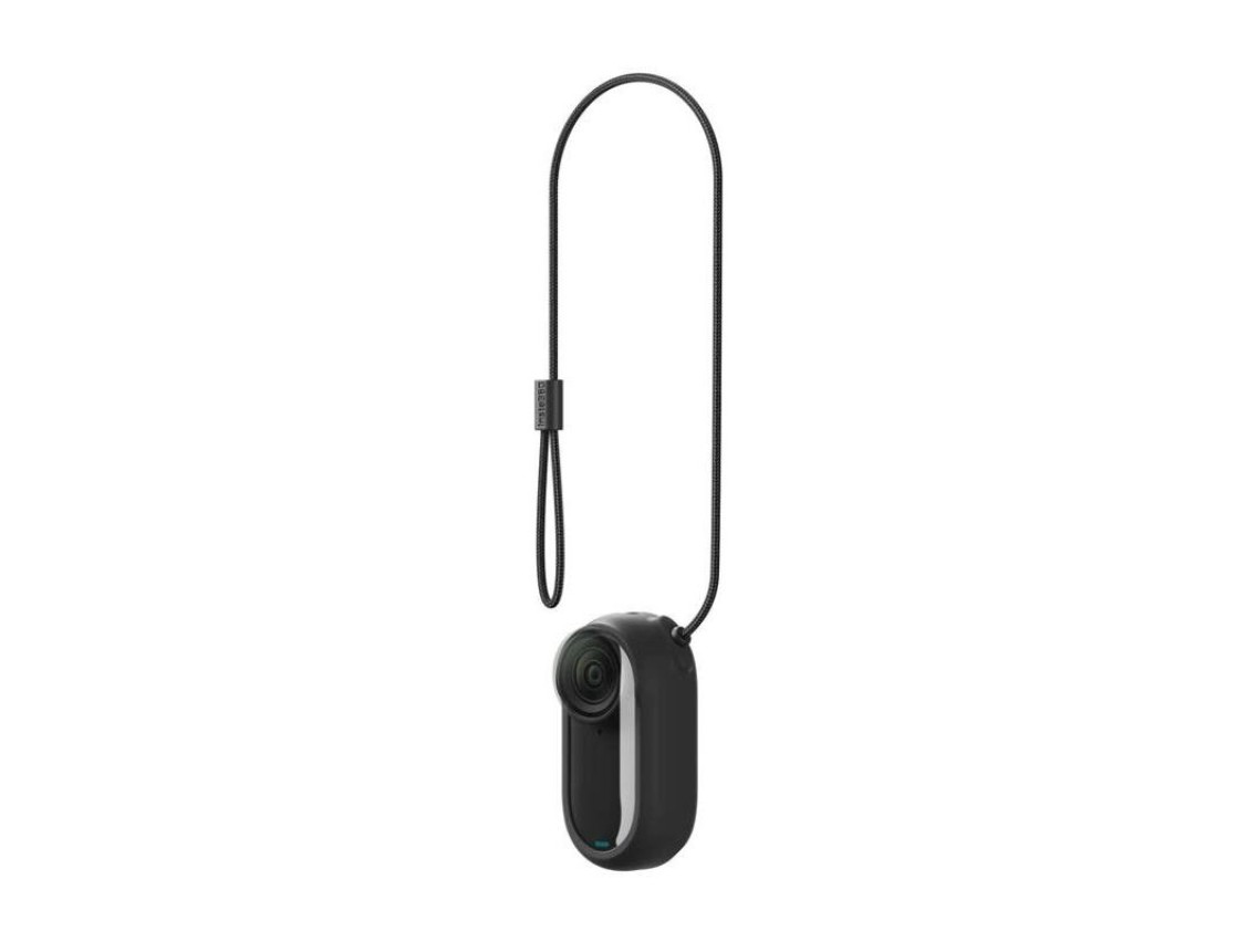 Case with security cable for Insta360 GO 3/GO 3S CINSBATK magnetic pendant (white)