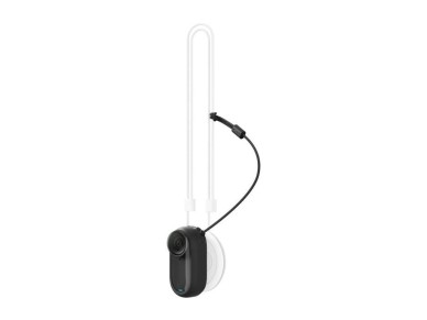 Case with security cable for Insta360 GO 3/GO 3S CINSBATK magnetic pendant (white)