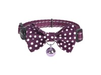 Conjunto de coleiras Dogness para gatos 2 peças (Roxo Calamus/Roxo Bolinhas) Conjunto de coleiras Dogness para gatos 2 peças (Roxo Calamus/Roxo Bolinhas)