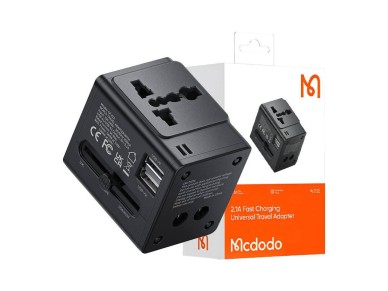 Adaptador de viaje McDodo CP-4120 2.1A Carga r�pida