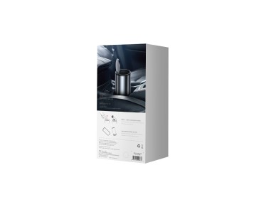 Cinzeiro de carro Baseus Gentleman preto 30 saco de lixo