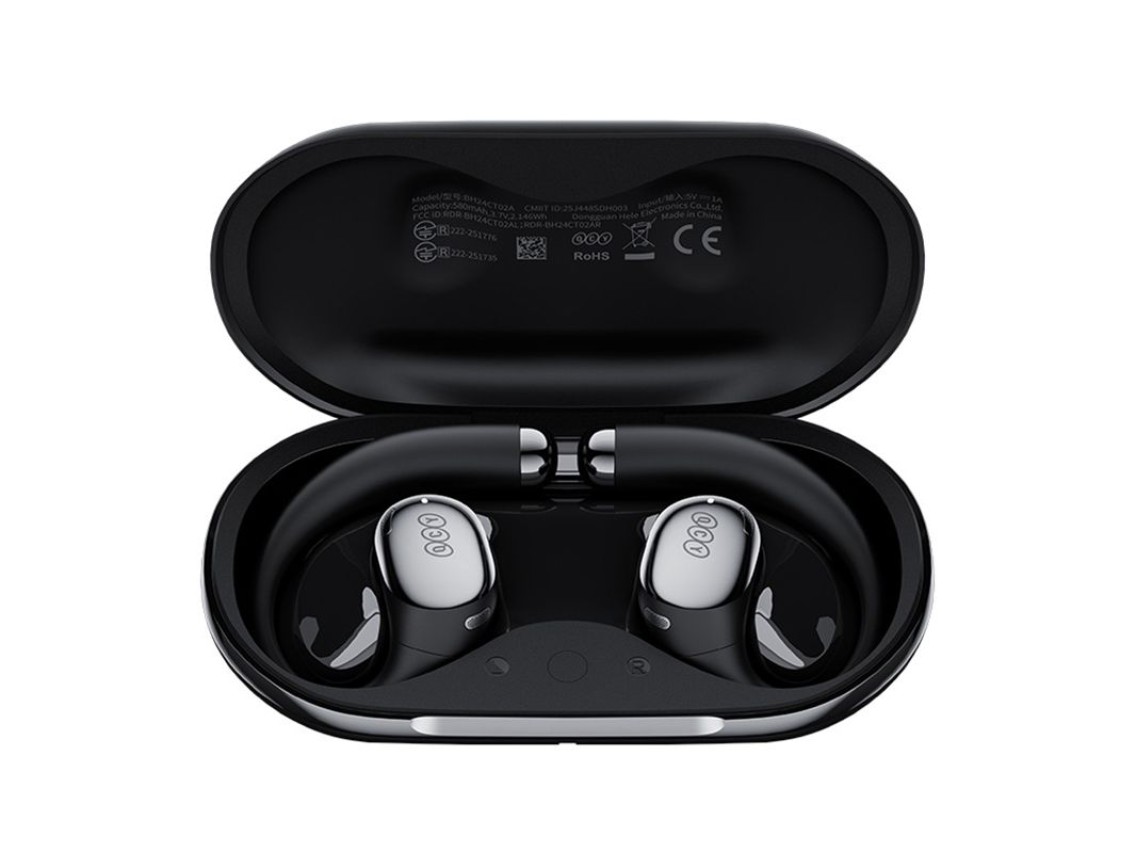 Fones de ouvido sem fio TWS QCY Crossky R70 (preto)