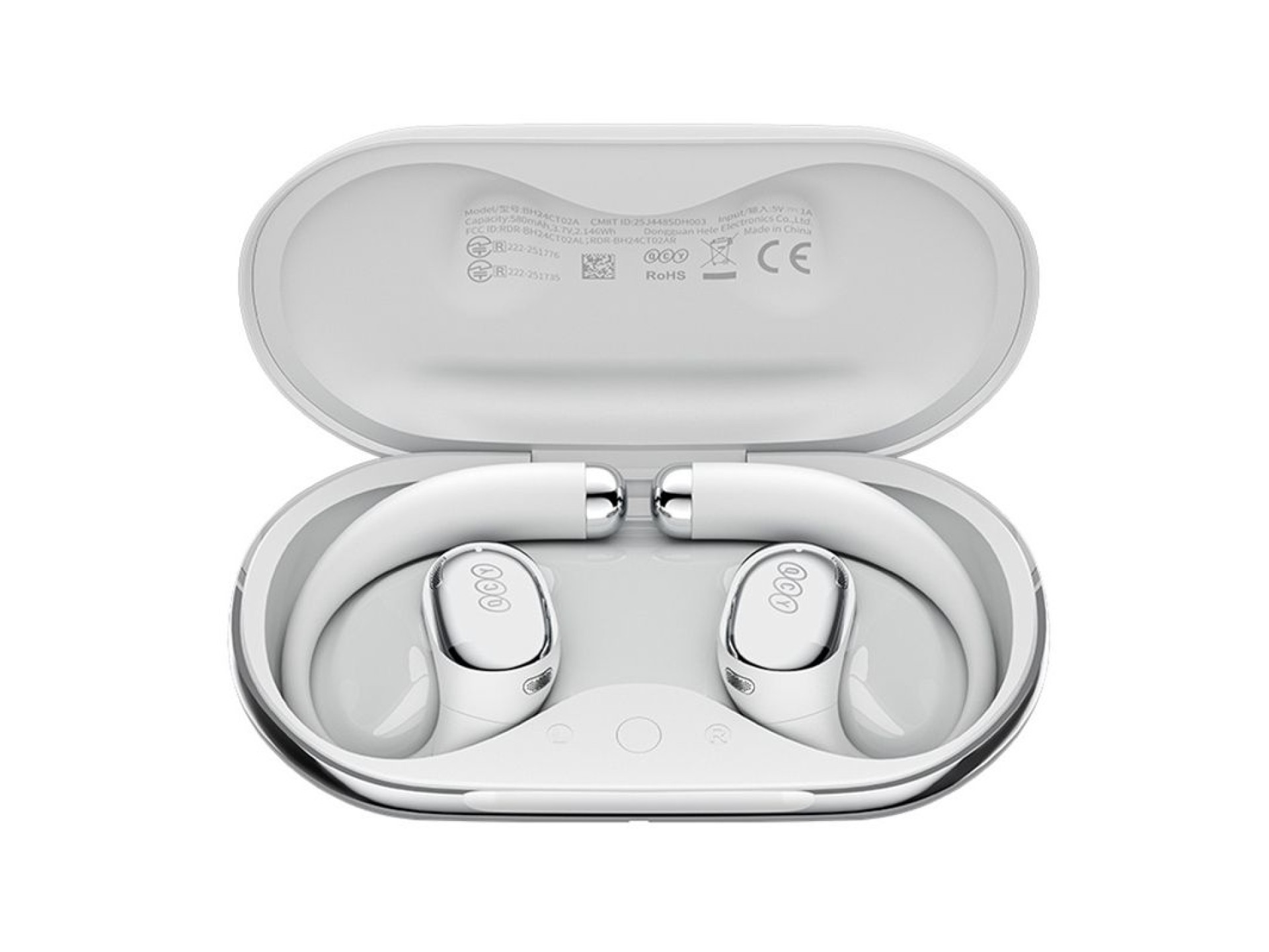 Fones de ouvido sem fio QCY Crossky R70 (cinza)