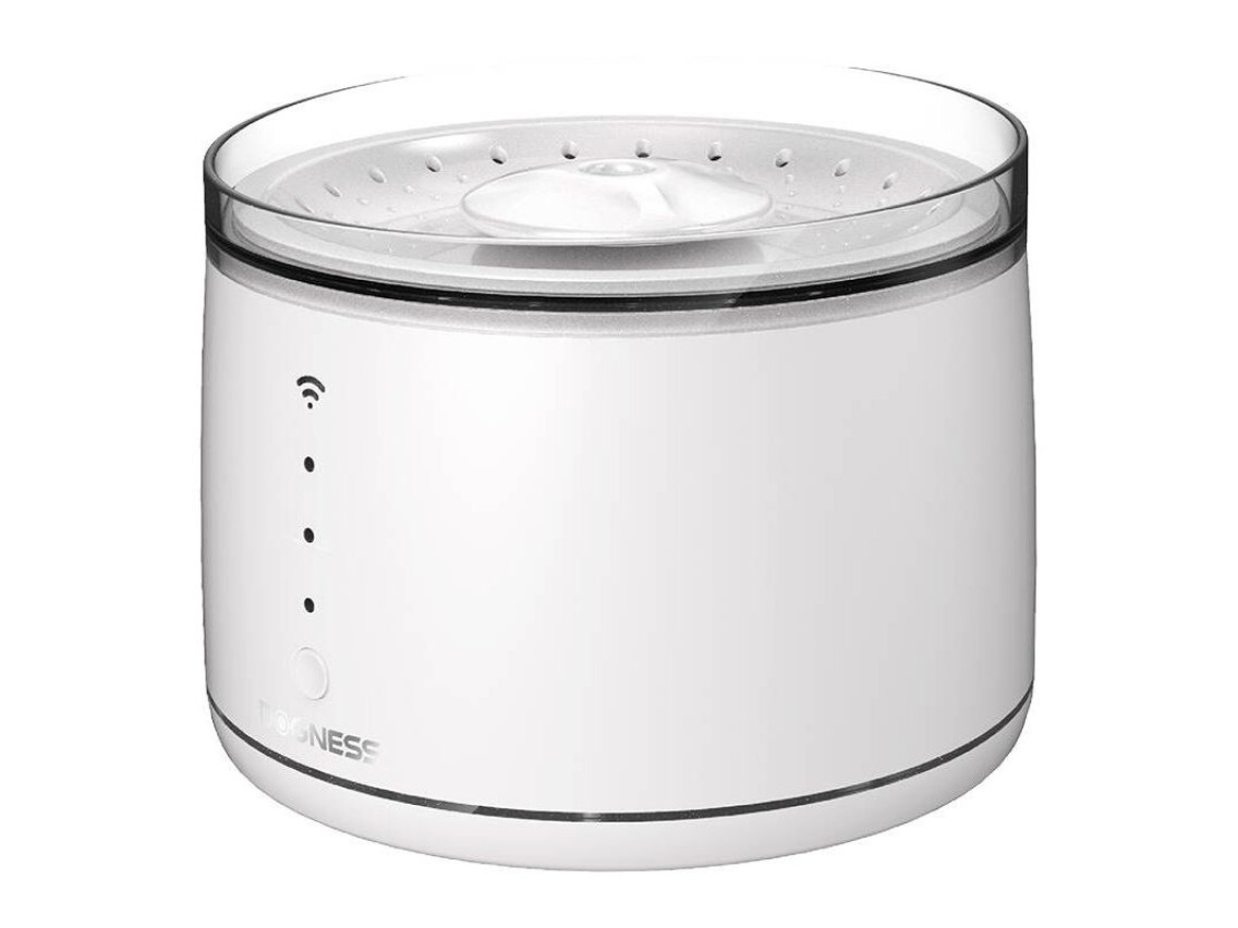 Fuente de agua para mascotas Dogness D07 1,8l (blanca)