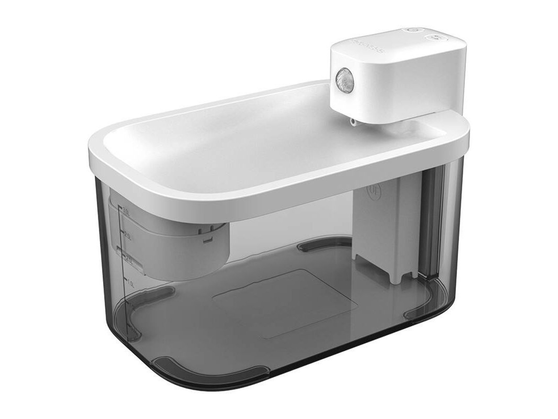 Dogness D12 smart fountain/drinker with sensor for dog and cat (white)