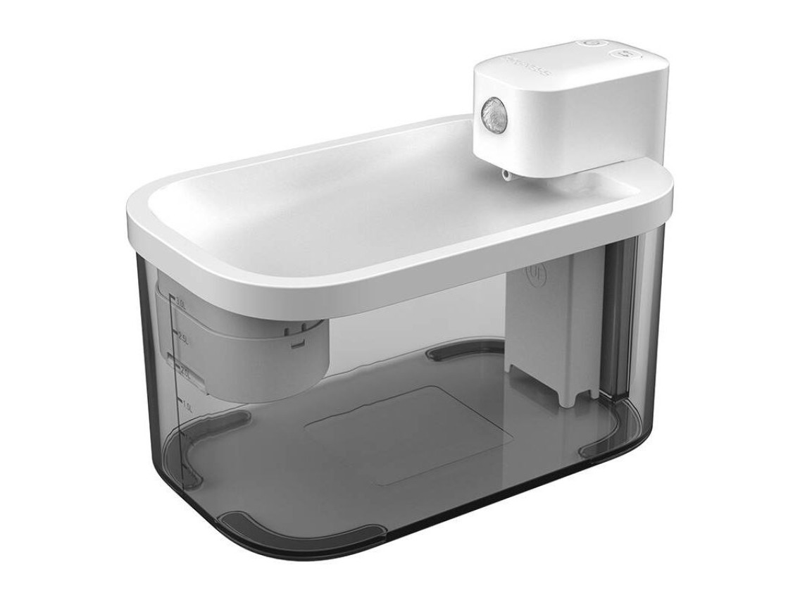 Fonte/bebedouro inteligente Dogness D12 com sensor para cães e gatos (branco)