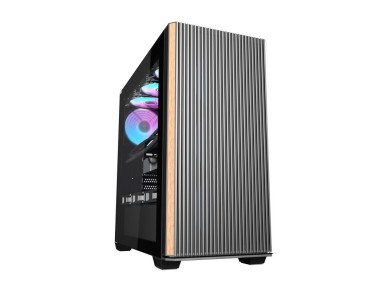 Gabinete para computador Darkflash DS900WS (preto) + 4 ventoinhas