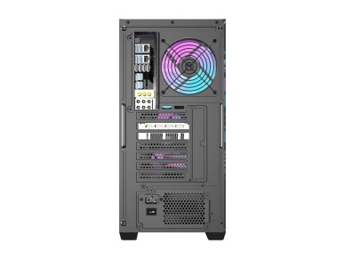Gabinete para computador Darkflash DS900WS (preto) + 4 ventoinhas